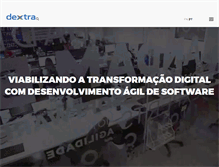 Tablet Screenshot of dextra.com.br
