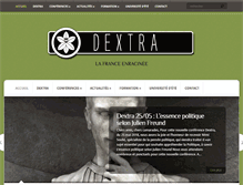 Tablet Screenshot of dextra.fr