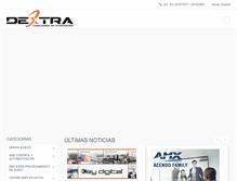 Tablet Screenshot of dextra.com.mx